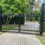 Automated Aluminum Picket Fence Gate Installed in Innisfil