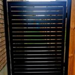 Horizontal Aluminum Fence Gate Installed in MInesing