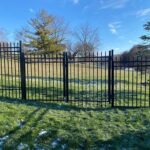 Aluminum Picket Fence Installed in Borden