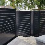 Horizontal Aluminum Fence Installed in Collingwood-ON