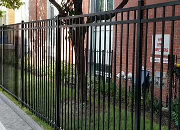 Aluminum-Picket-Fence-Panels Installed in Barrie