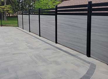 GREY-Vinyl-Fencing- Installed in Angus Barrie